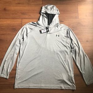 Under Armour Men’s Long Sleeve Gray Hoodie 2XL
